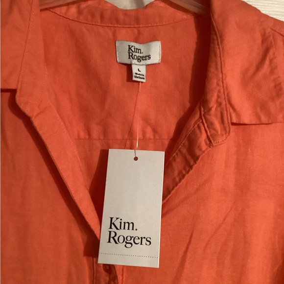 Kim Rogers linen tunic top - Picture 3 of 6